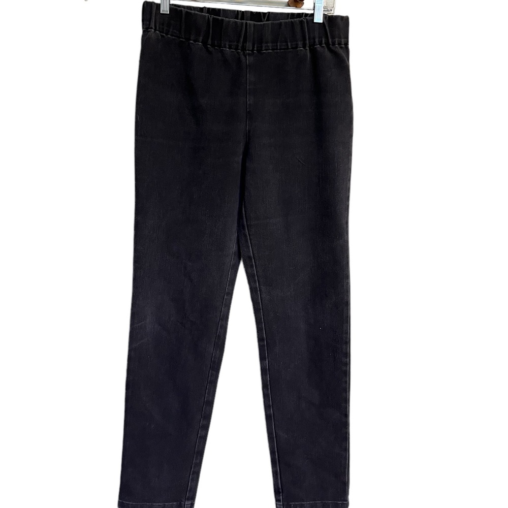 Soft Surroundings light black denim wash jeggings - Picture 1 of 11